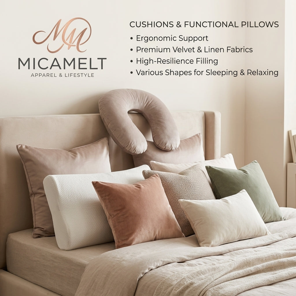 MicaMelt™ Soft-Blend Side Sleeper Body Pillow (with Full-Body Alignment Contours & Breathable Edge)