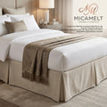 MicaMelt™ Soft-Blend Dust-Proof Bed Skirt (with Easy-Fit Elastic Band & Anti-Fray Ribbed Edge)
